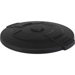 Trash Can & Recycling Container Lids; Lid Type: Flat; Lid Shape: Round; Container Shape: Round; Compatible Container Capacity: 44; Color: Black; Brand Compatibility: Suncast Commercial; Material: HDPE; For Use With: Suncast 44 Gallon Trash Cans