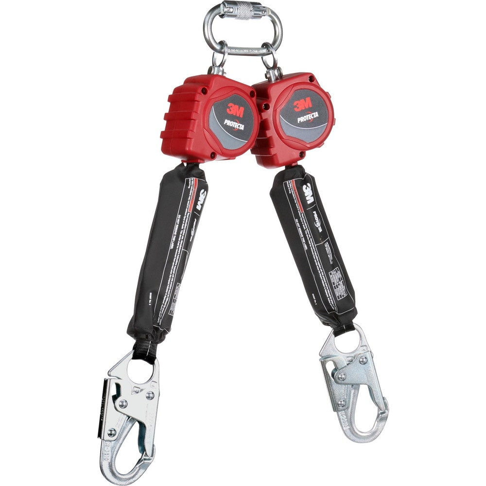 Self-Retracting Lifeline:  310 lb Capacity,  6.00' Lifeline,  Single Pin Connector