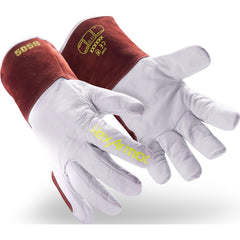 Welding Gloves: HeatArmor&trade; Size Small, Goatskin Leather, Pair, for TIG