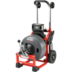 Electric & Gas Drain Cleaning Machines; Machine Type: Drum; For Use With: Drain Lines; For Minimum Pipe Size: 3 in; For Maximum Pipe Size: 10 in; Overall Length: 37.00 in; Overall Width: 19 in; Overall Depth: 35 in