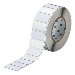 Label Maker Label: White, Polyester, 500 per Roll