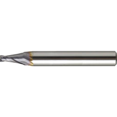 Tapered End Mill: 1 deg Angle per Side, 0.80 mm Small Dia, 3.00 mm LOC, 4 Flute, Square End