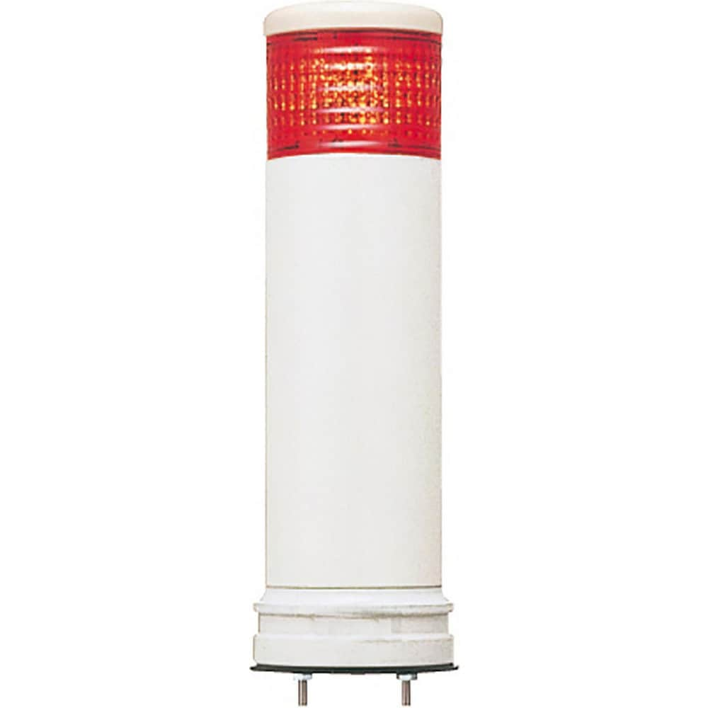 Stackable Tower Light Modules; Light Module Type: Light Module; Light Type: Steady, Flashing; Light Color: Red; Lamp Type: LED; Lamp Life: 40000; Voltage: 100.00, 240.00; Amperage: 60.0000 mA; Power Rating: 14.4 W