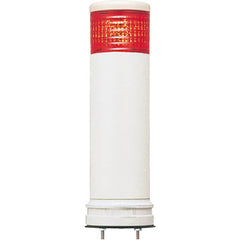 Stackable Tower Light Modules; Light Module Type: Light Module; Light Type: Steady, Flashing; Light Color: Red; Lamp Type: LED; Lamp Life: 40000; Voltage: 100.00, 240.00; Amperage: 60.0000 mA; Power Rating: 14.4 W