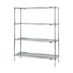 Wire Shelving; Shelving Type: Mobile Wire Shelving; Shelf Type: Adjustable; Adjustment Type: Split Sleeve; Shelf Capacity: 600; Mobility: Stationary; Depth (Inch): 18; Height (Inch): 74; Width (Inch): 60; Wire Shelving Material: Stainless Steel