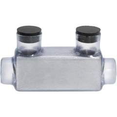 Push In Wire Connectors; Connector Type: Tap; Compatible Wire Size (AWG): 350 kcmil, 6 AWG; Number Of Ports: 2; Overall Length: 4.45; Connector Color: Clear; Overall Width: 3; Overall Length (mm): 4.45; Overall Height: 1.3