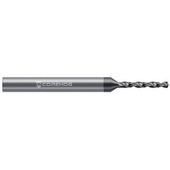 Micro Drill Bit: 0.0312" Dia, 130 deg, Solid Carbide