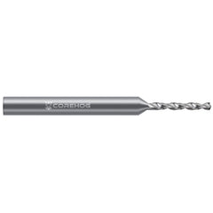 Micro Drill Bit: 0.1181" Dia, 130 deg, Solid Carbide