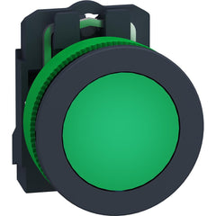 Pilot & Indicator Lights; Pilot Light Type: Press-to-Push Pilot Light; Lamp Type: LED; Light Color: Green; Voltage: 110.00 V, 120.00 V; Overall Diameter: 1.180; Electrical Connection Type: Screw Clamp; Panel Cut-out Diameter: 30 mm