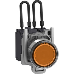 Pilot & Indicator Lights; Pilot Light Type: Press-to-Push Pilot Light; Lamp Type: LED; Light Color: Orange; Voltage: 110.00 V, 120.00 V; Overall Diameter: 0.870; Electrical Connection Type: Screw Clamp; Panel Cut-out Diameter: 22 mm