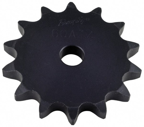 Plate Roller Chain Sprocket: 25 Teeth, 3/4" Pitch, 3/4" Bore Dia