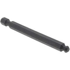 Power Screwdriver Bit: Ball End Hex Bit, 1/8" Hex