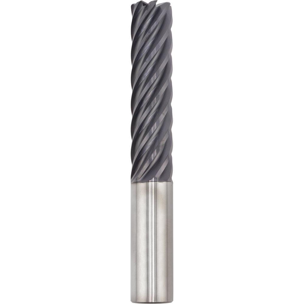 Corner Radius End Mill: 3/4" Dia, 3" LOC, 0.0300" Radius, 7 Flute, Solid Carbide