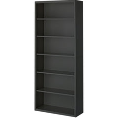 Bookcases; Overall Height: 84; Overall Width: 36; Overall Depth: 18; Material: Steel; Color: b; Shelf Weight Capacity: 160