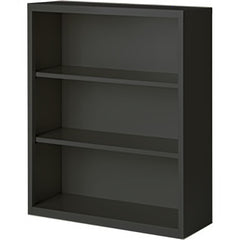 Bookcases; Overall Height: 42; Overall Width: 36; Overall Depth: 18; Material: Steel; Color: Dove Gray; Shelf Weight Capacity: 160