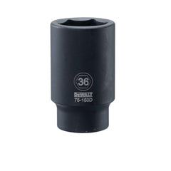 Impact Socket: 3/4" Drive, 36 mm Socket, Hex Drive