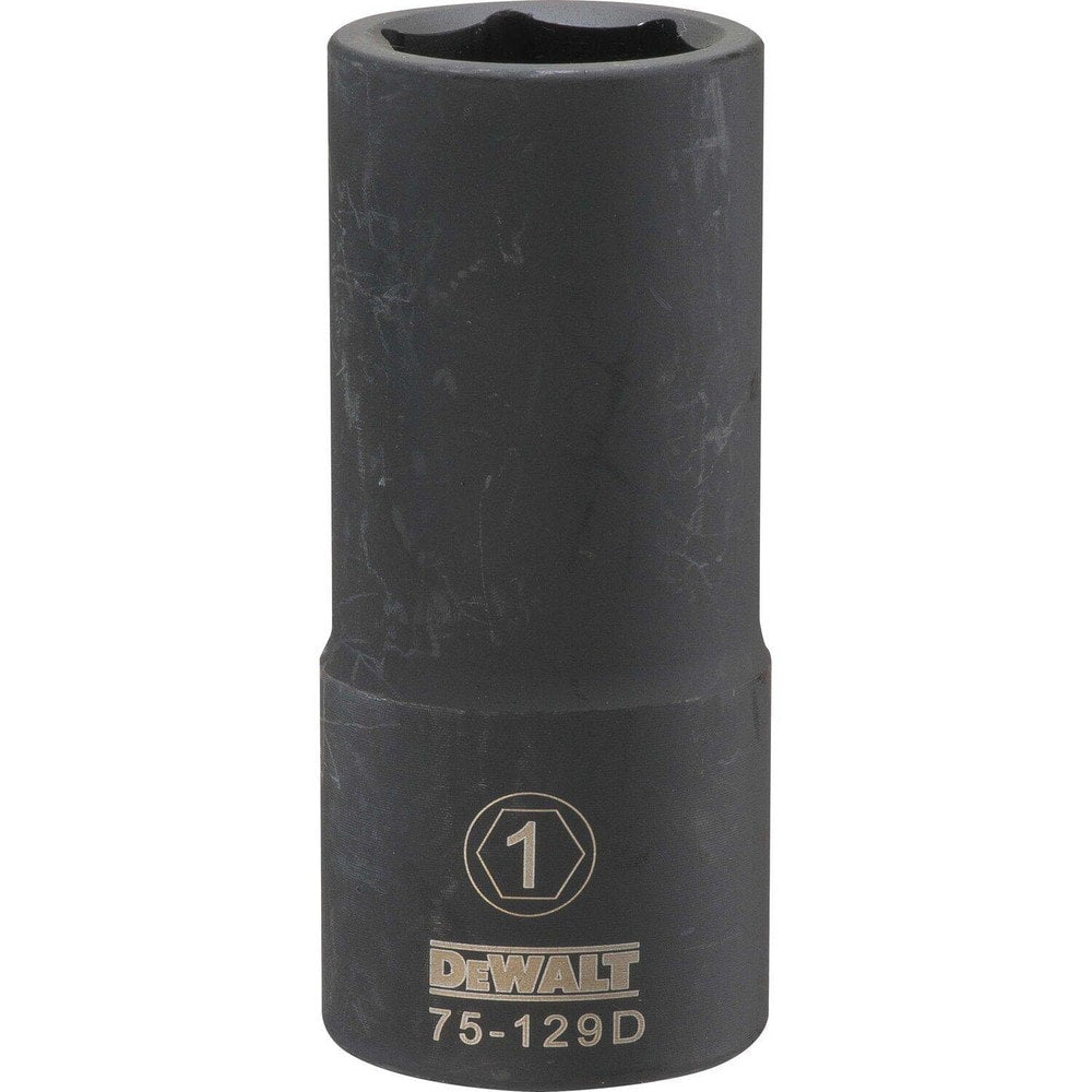 Impact Socket: 3/4" Drive, 1" Socket, Hex Drive