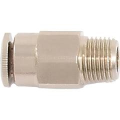 Coolant Hose Elbows, Fittings & Reducers; Coolant Hose Fitting Type: Straight; Connection Type: Straight; System Size: 8 mm; Body Material: Brass; Number Of Pieces: 1