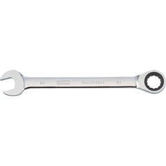 Combination Wrench: 24.00 mm Head Size, 15 deg Offset