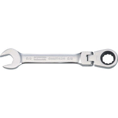 Combination Wrench: 5/8" Head Size, 15 deg Offset