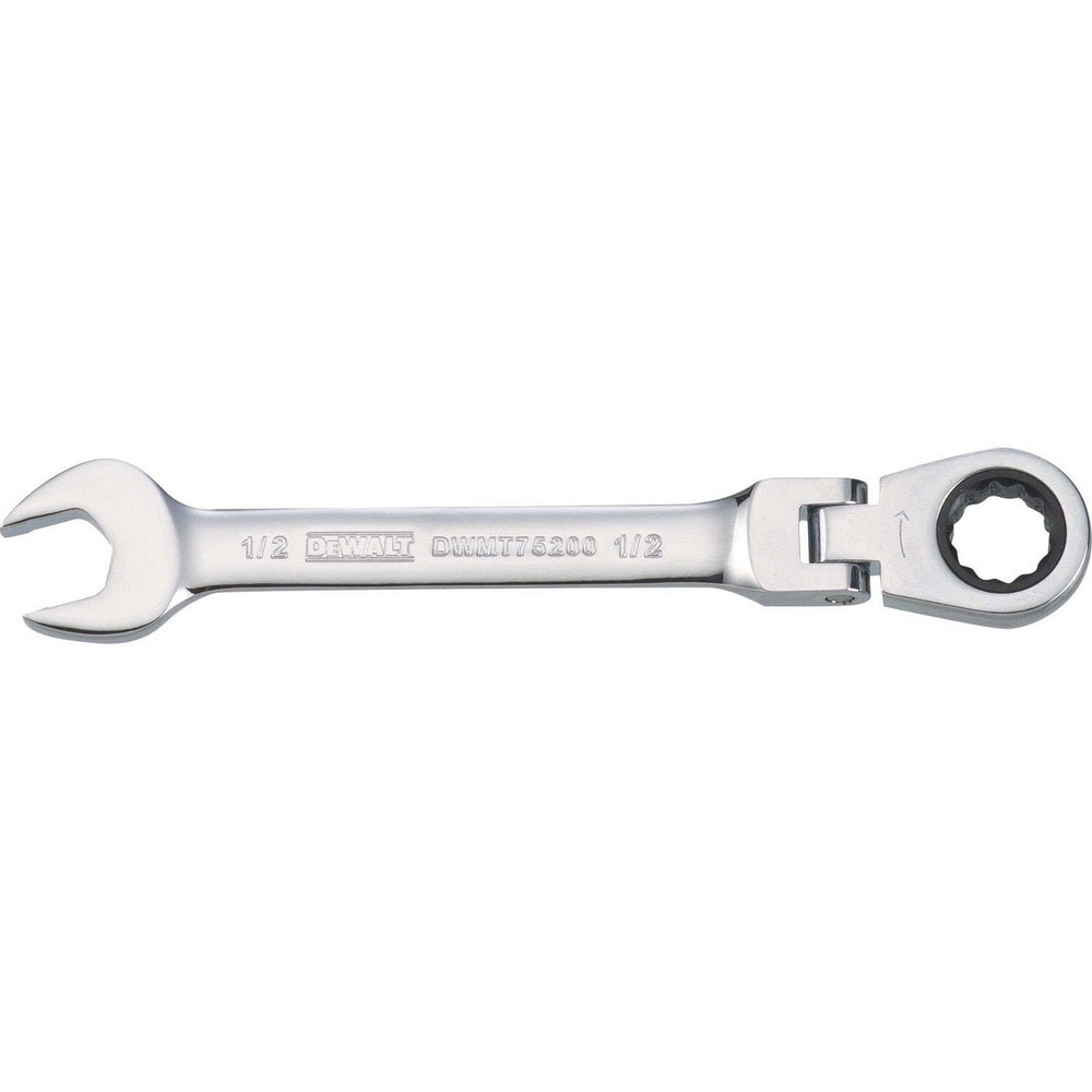 Combination Wrench: 1/2" Head Size, 15 deg Offset