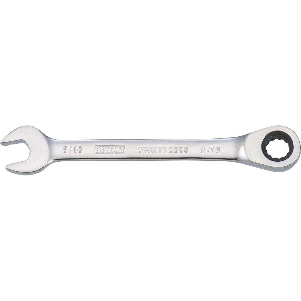 Combination Wrench: 5/16" Head Size, 15 deg Offset