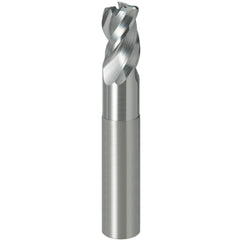 Corner Radius End Mill: 20 mm Dia, 30.00 mm LOC, 2.00 mm Radius, 3 Flute, Solid Carbide