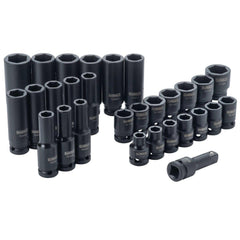 Impact Socket Set: 30 Pc,