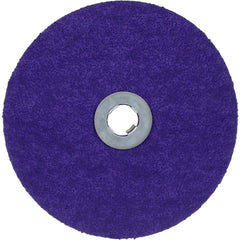 Fiber Disc:  7" Disc Dia, Quick Change GL, 36 Grit, Premium Ceramic Alumina