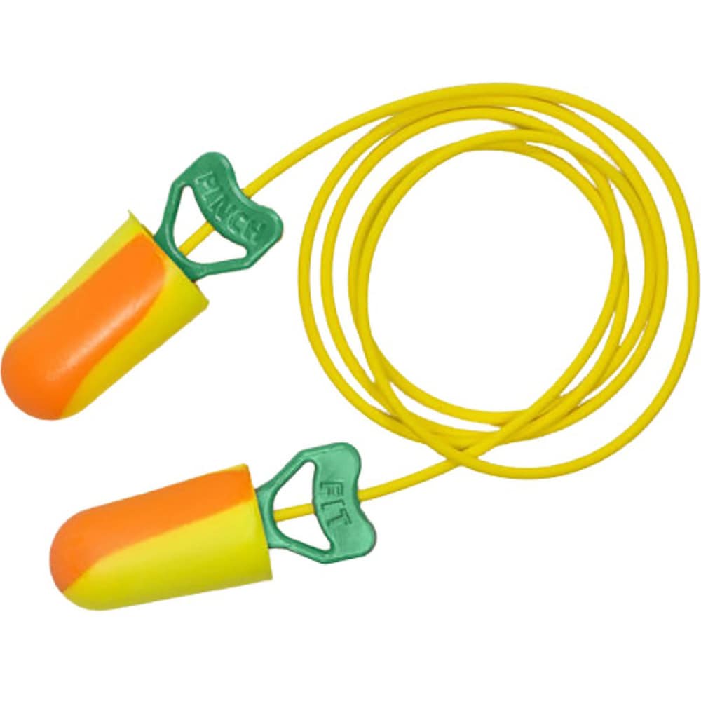 Earplugs: 32 dB, Foam, Bullet, Push-In Stem, Corded