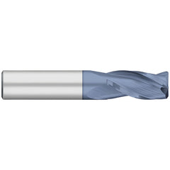 Corner Radius End Mill: 5/16" Dia, 13/16" LOC, 0.0450" Radius, 3 Flute, Solid Carbide