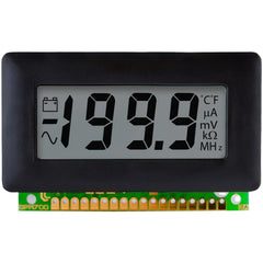 Panel Meters; Panel Meter Type: Panel Meter; Power Measurement Type: DC Voltmeter; Panel Meter Display Type: Digital LCD; Maximum Input Voltage: 7