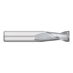 Corner Radius End Mill: 5/8" Dia, 1-1/4" LOC, 0.0600" Radius, 2 Flute, Solid Carbide