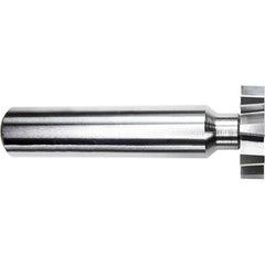 Woodruff Keyseat Cutter: 7/8" Cut Dia, 1/8" Cut Width, 1/2" Shank Dia, Staggered Tooth