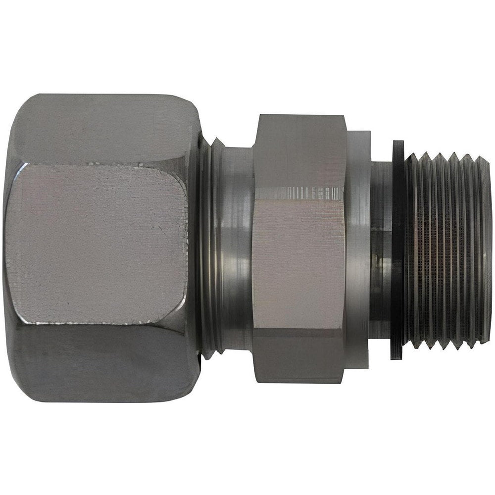 Compression Tube Straight: 3/8-19, M18x1.5, 12" Tube ID, 12 mm Tube OD, Tube OD