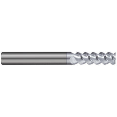 Square End Mill: 1/32" Dia, 3/32" LOC, 3 Flute, Solid Carbide