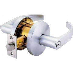 Lever Locksets; Lockset Type: Cylindrical Lock; Key Type: Schlage C; Back Set: 2-3/4; Cylinder Type: Conventional; Material: Zinc; Door Thickness: 1 3/8 - 1 3/4; Finish: Satin Chrome