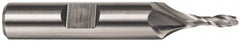 Square End Mill: 1-1/8" Dia, 1-5/8" LOC, 2 Flute, High Speed Steel