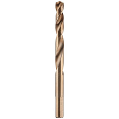 Mechanics Drill Bit:  0.3350" Dia,  135&deg,  Cobalt,  Hex Shank,  Split Point