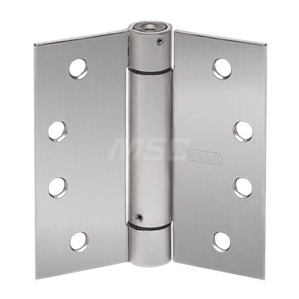 Specialty Hinges; Hinge Material: Steel; Hinge Type: Spring; Mount Type: Full-Mortise; Finish: Satin Brass; Load Capacity: 200 lb; Door Leaf Height: 3.5