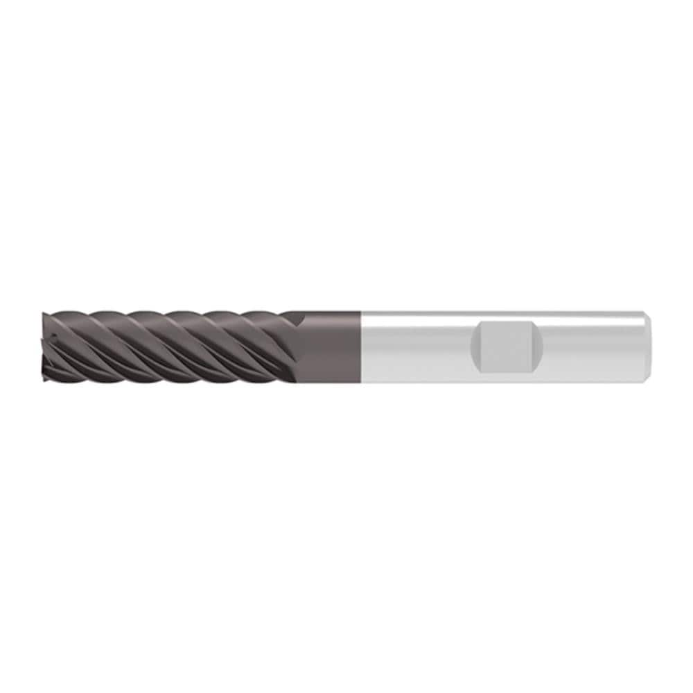 Corner Chamfer End Mill: 20.00 mm Dia, 75.00 mm LOC, 8 Flute, 0.15 mm Chamfer Width, Solid Carbide