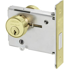 Deadbolts; Deadbolt Type: Deadlock; Lock Type: Single Cylinder; Key Type: Keyed Different; Mount Type: Mortise; Material: Steel; Minimum Door Thickness: 1.75 in; Maximum Door Thickness: 2.25; Finish: Bright Chrome