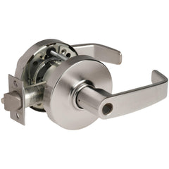 Lever Locksets; Lockset Type: Grade 1 Entrance/Office Cylindrical Lock; Key Type: Keyed Different; Back Set: 2-3/4; Cylinder Type: Less Core; Material: Stainless Steel; Door Thickness: 1-3/4 to 2; Finish: Satin Chrome