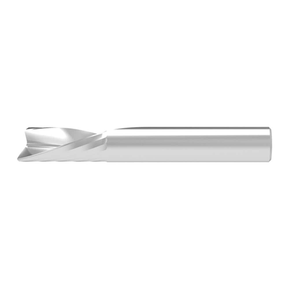 Corner Chamfer End Mill: 3.00 mm Dia, 10.00 mm LOC, 1 Flute, 0.05 mm Chamfer Width, Solid Carbide