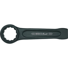 Slogging Box End Wrench: 24 mm, 12 Point, Single End