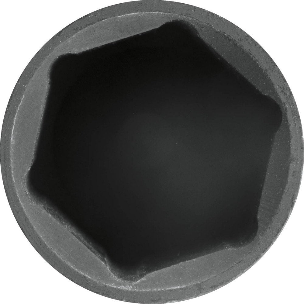 Impact Socket: 3/8" Drive, 13/16" Socket, Hex Drive