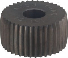 Convex Knurl Wheel: 3/4" Dia, 90 &deg; Tooth Angle, 8 TPI, Straight, Cobalt