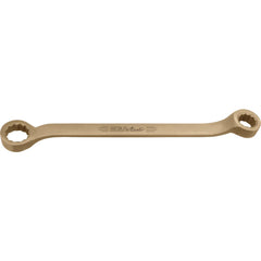 Offset Box End Wrench: 1-5/8", 12 Point, Double End