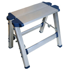 Step Stools; Stool Type: Folding Step; Base Type: Ultra-Light Aluminum Step Stool; Extra wide top step and safety bar for stability; Non-Skid Rubber Feet; Ultralight and folds thin for portability and easy storage; Load Capacity (Lb. - 3 Decimals): 225.00