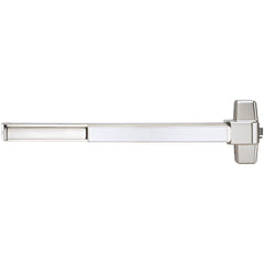 Push Bars; Material: Metal; Locking Type: Exit Device Only; Maximum Door Width: 4 ft; Finish/Coating: Satin Stainless Steel; Minimum Door Width: 3.5 ft